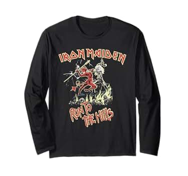 IRON MAIDEN Run To The Hills Tシャツ Mサイズ Amazon.com: Iron Maiden - Run to the Hills T-Shirt